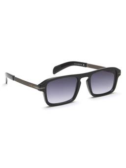 IRUS - Uv Protected Sunglasses for Men with Grey Coloured Gradient Polycarbonate Lens (56)
