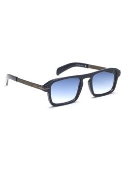 IRUS - Uv Protected Sunglasses for Men with Blue Coloured Gradient Polycarbonate Lens (56)