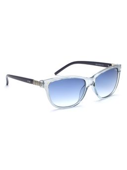 IRUS - Uv Protected Sunglasses for Women with Blue Coloured Gradient Polycarbonate Lens (55)