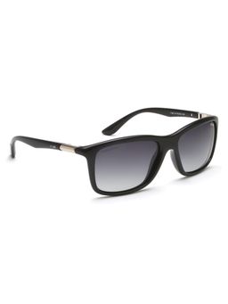 IRUS - Uv Protected Sunglasses for Men with Grey Coloured Polarized Tri Acetate Cellulose Lens (56)