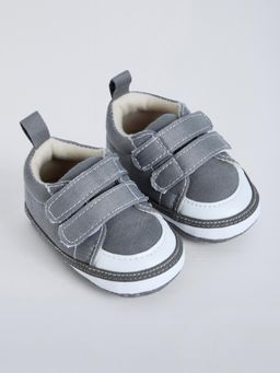 Hopscotch - Colorblock Velcro Booties