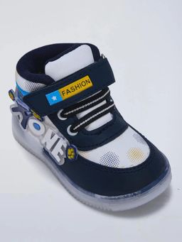 Hopscotch - LED 3D Applique Sneakers and Slip Ons Blue