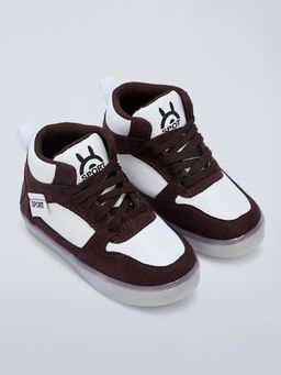 Hopscotch - Colorblock Lace Closure Athletic Shoes Maroon