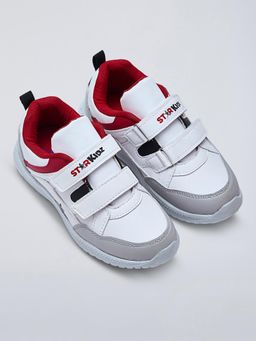Hopscotch - Double Velcro Colorblock Athletic Shoes