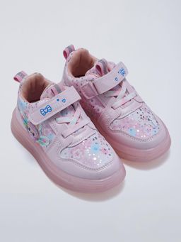 Hopscotch - Labubu Velcro LED Sneakers