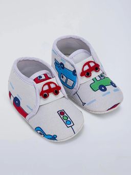 Hopscotch - 3D Vehicle Applique Booties