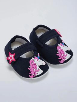 Hopscotch - 3D Star Applique Booties
