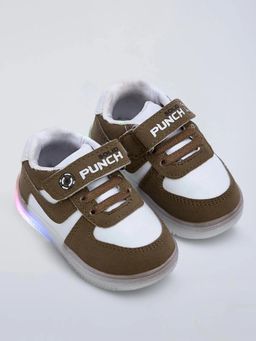 Hopscotch - LED Colorblock Sneakers and Slip Ons Green