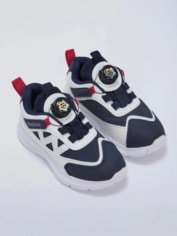 Hopscotch - Colorblock Lacing Athletic Shoes Blue