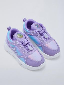 Hopscotch - LED Unicorn Applique Athletic Shoes