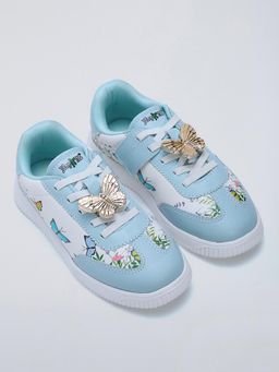 Hopscotch - Butterfly Applique Sneakers