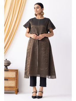 HAAVI BY PURAB - Brown Asmira Kurta