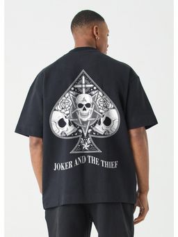 PRONK - Joker and Thief Men Oversized Graphic T-Shirt