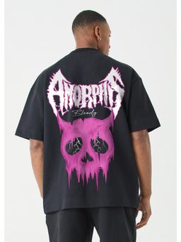 PRONK - Bloody Men Oversized Graphic T-Shirt