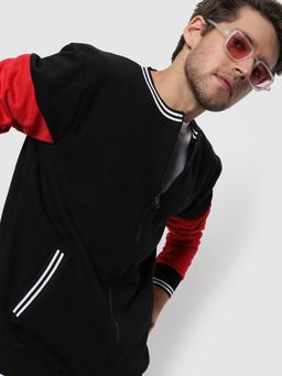 Campus Sutra - Full Sleeve Windcheater Varsity Jacket