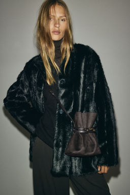 H&M - Women Brown Pouch-Look Crossbody Bag