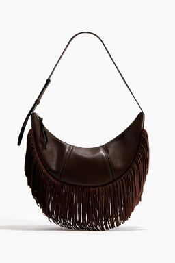 H&M - Women Brown Fringed Crossbody Bag