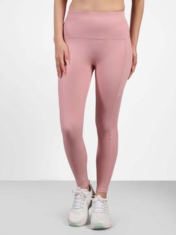 SKECHERS - Women Vertical Pattern Pink Leggings