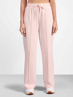 SKECHERS - Women Pin Tuck Pink Trackpant