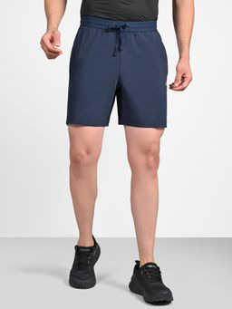 SKECHERS - Men Woven Performance Navy Blue Shorts