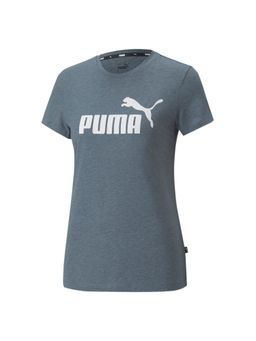 Puma - Ess Logo Heather Women Gray T-shirts