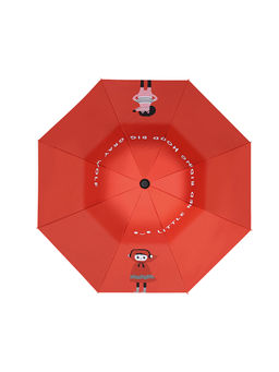 Little Surprise Box - Red Riding Hood Theme Unique Spanish Patio Style Kids Umbrella-Red