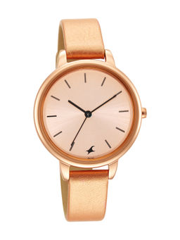 Fastrack - Glitch Rose Gold Dial Watch for Women - 6234WL01