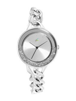 Fastrack - Glitch Silver Dial Watch for Women - 68026SM01