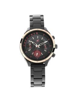 Fastrack - NN6186KM01 Black Dial Analog Watch for Women