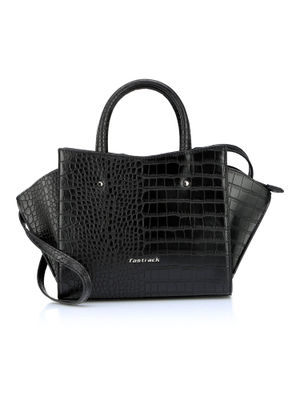 Buy Fastrack Ivory Black Patterned Handbag For Women With Geometric ...