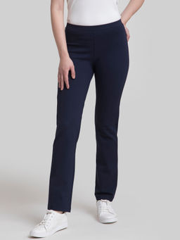 FABLE STREET - Navy Blue Solid Jegging