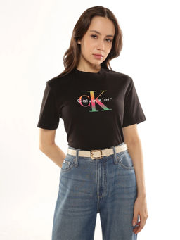 Calvin Klein - Black Regular Fit Cotton T-Shirt