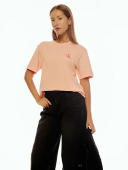 Calvin Klein - Orange Relaxed Fit Cotton T-Shirt