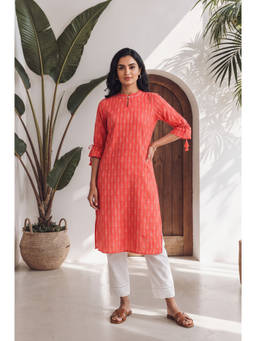 Aurelia - Women Cotton Stripes Kurta With Palazzo