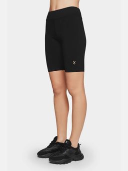 Cardio Bunny - Sculpting 4-Way Stretch Mid-Rise Biker Regular Fit Sports Shorts