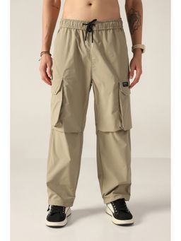 MONOTONE - Black Polyester Solid Straight Trouser