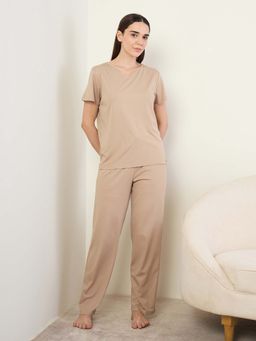 Sweet Dreams - Women'S Solid T-Shirt and Pyjama