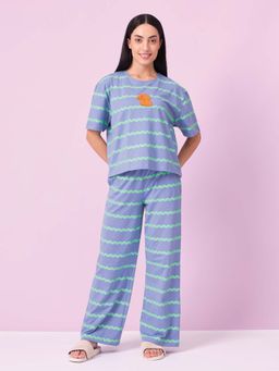 Sweet Dreams - Women'S Striped T-Shirt and Pyjama
