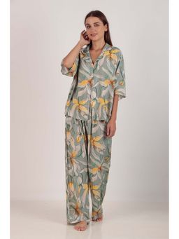 Masha - Lush Lily Loungewear Shirt and Pyjama
