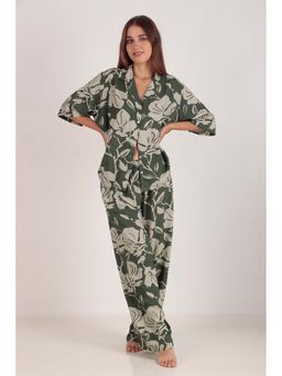 Masha - Iris Sage Loungewear Shirt and Pyjama