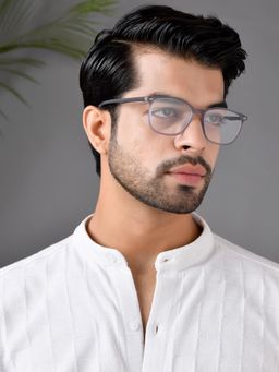 ROYAL SON - Square Grey Eyewear for Men Women SF0061-C2