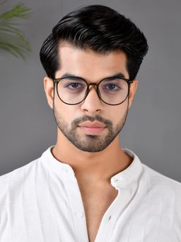 ROYAL SON - Round Transparent Green Latest Spectacles Frames for Men Women Sf0089-C2