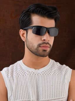 ROYAL SON - Sports Black Polarized Cycling Sunglasses For Men Women Chi00155-C1