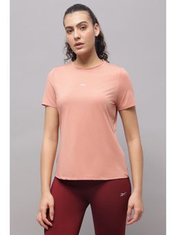 Reebok - Women Peach Round Neck T-Shirt