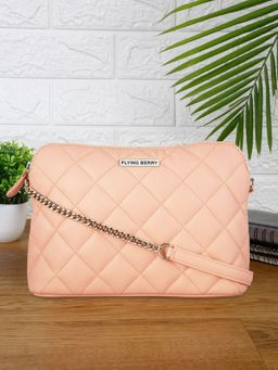 FLYING BERRY - Women Peach Sling Bag