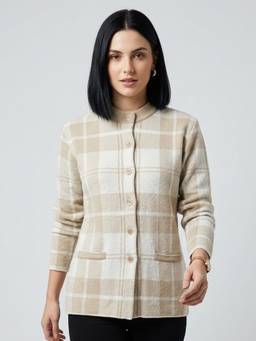 APSLEY - Women Multi-Color Jacquard Cardigan