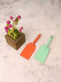 Misfit Panda - Banana Leather Luggage Tag