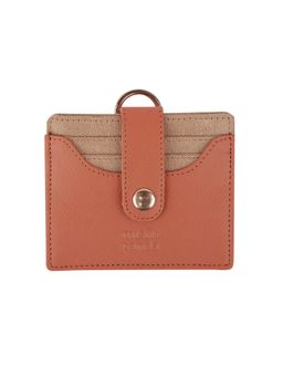 Misfit Panda - Banana Leather Tan Looped Card Holder