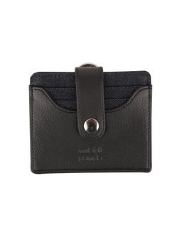 Misfit Panda - Banana Leather Black Looped Card Holder