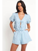 Blue color option, Sold out, Currently selected
